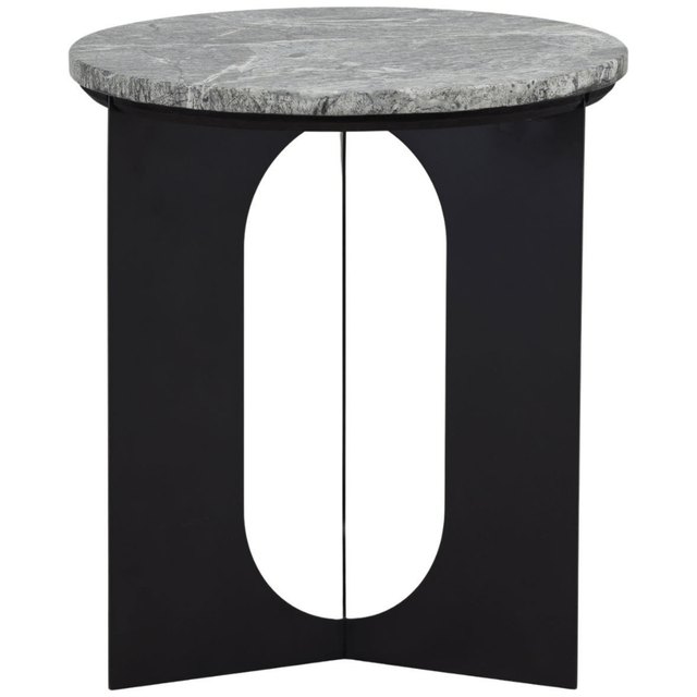 Cathan Side Table Side Table DOV40098-BRWN