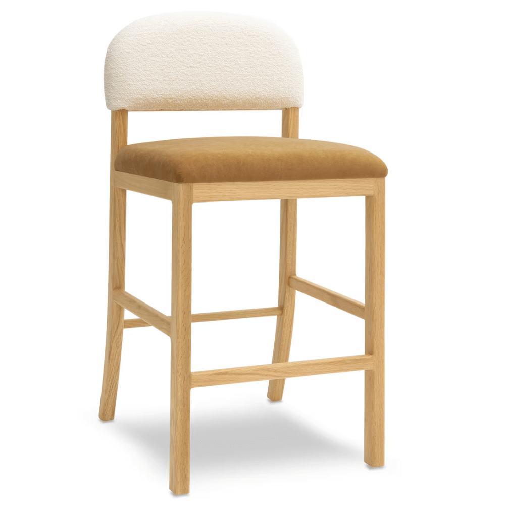 Celia Performance Velvet Counter Stool Counter Stools