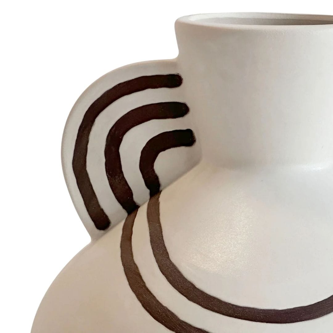 Ceramic Squiggle Vase Vases + Urns