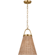 Chapman & Myers Whitby Pendant Cone Pendant chapman-myers-CP1421BBS 014817639605