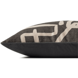 Charcoal/Natural Pillow Throw Pillows