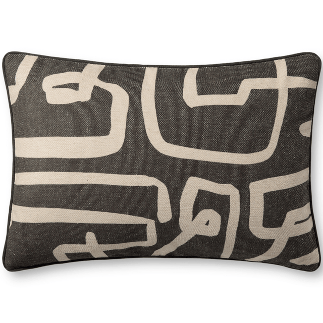 Charcoal/Natural Pillow Throw Pillows PSETPBR0010CCNAPI15 885369781643