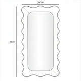Charlene Squiggle Wall Mirror Rectangle + Square Mirrors