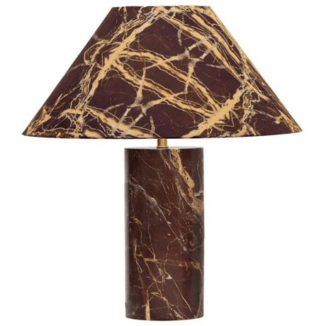 Charlie Marble Print Table Lamp Table Lamps TOV-G18620