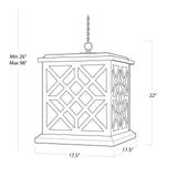 Chatham Wood Lantern Wall Lighting 16-1364WT 844717031281