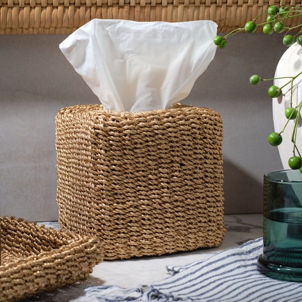 Pigeon & Poodle Chelston Abaca Tissue Box - Thumbnail 5