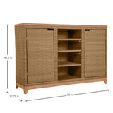 Chesapeake Buffet Storage Table Outdoor Cabinets + Consoles 2910128