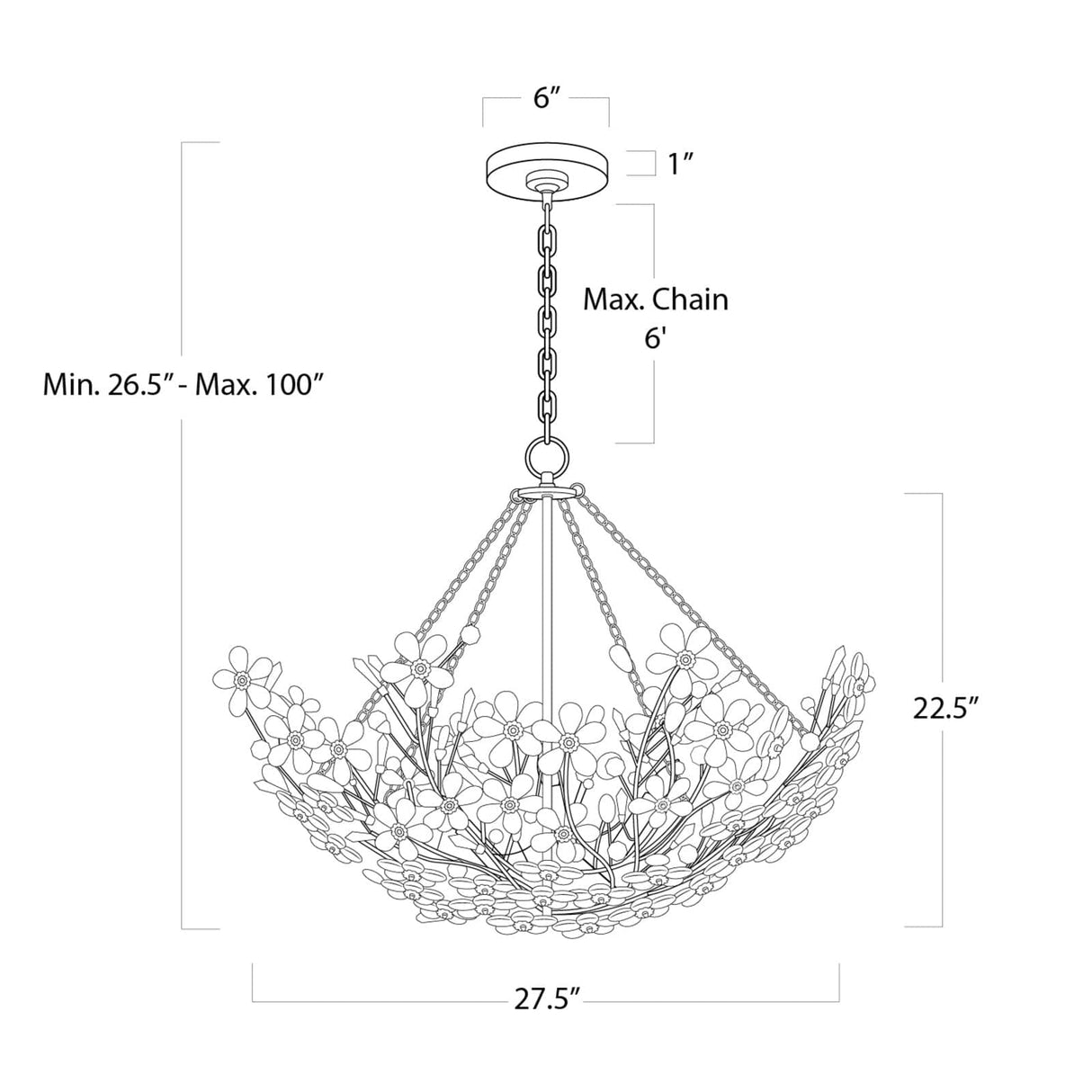 Cheshire Basin Pendant Pendant Lighting 16-1174GL 844717090844