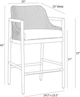 Chilton Outdoor Bar Stool Outdoor Chairs FSS12