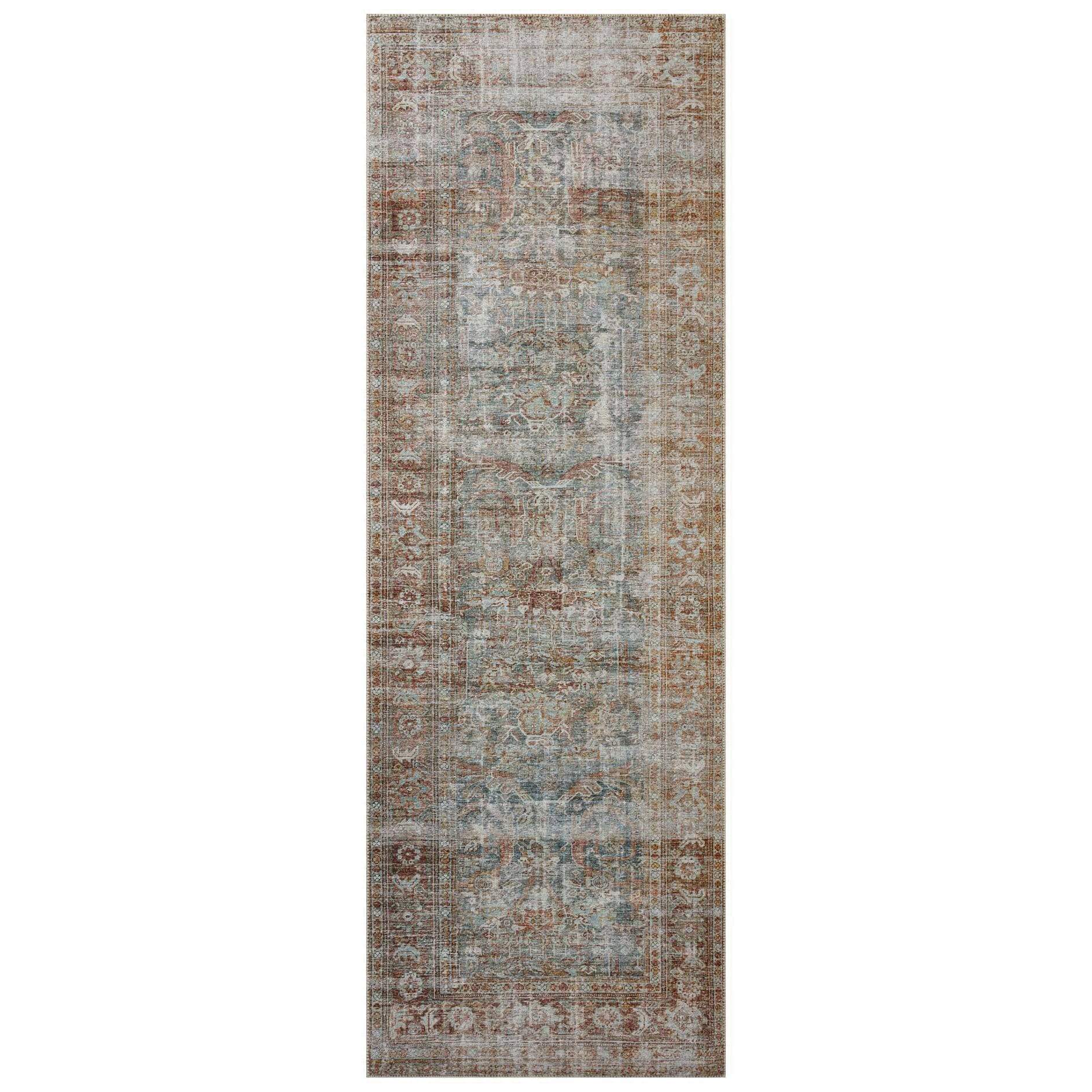 Jules Rug - Lagoon/Brick – Meadow Blu