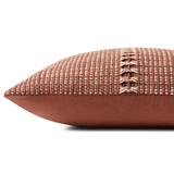 Chris Loves Julia × Loloi Pillow - Rust/Multi Pillows