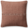 Chris Loves Julia × Loloi Pillow - Rust/Multi Pillows PCJ0018-1818-RUST-COVER