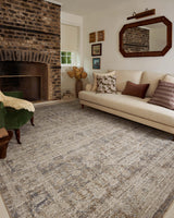 Chris Loves Julia x Loloi Slate/Natural Ida Rug Rugs