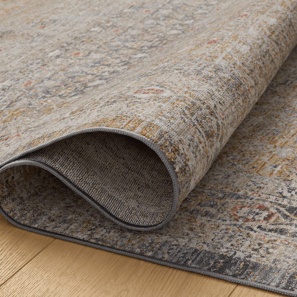 Chris Loves Julia x Loloi Stone/Gold Ida Rug Rugs