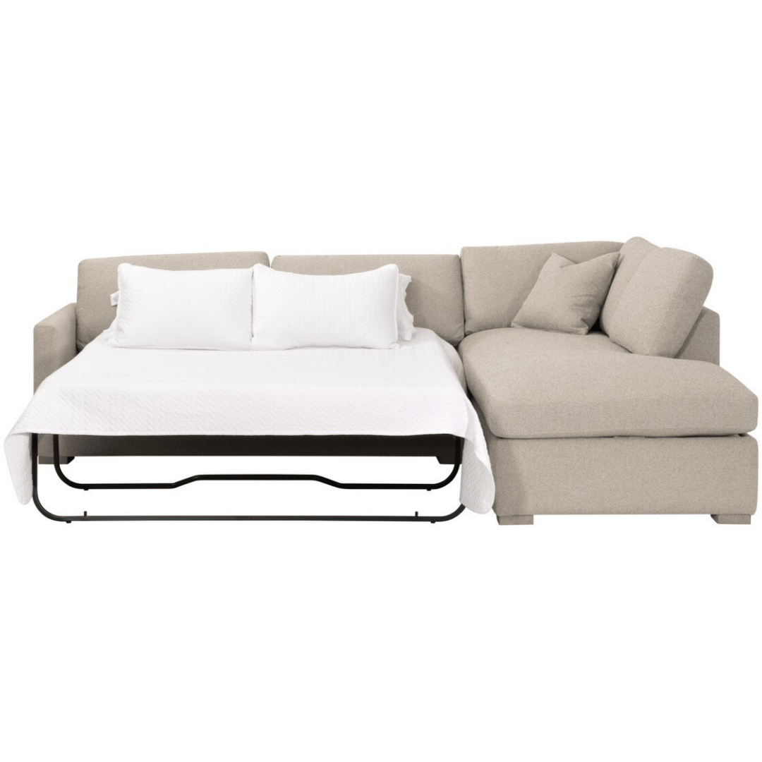 Clara Slim Arm Sleeper Sectional Sectionals