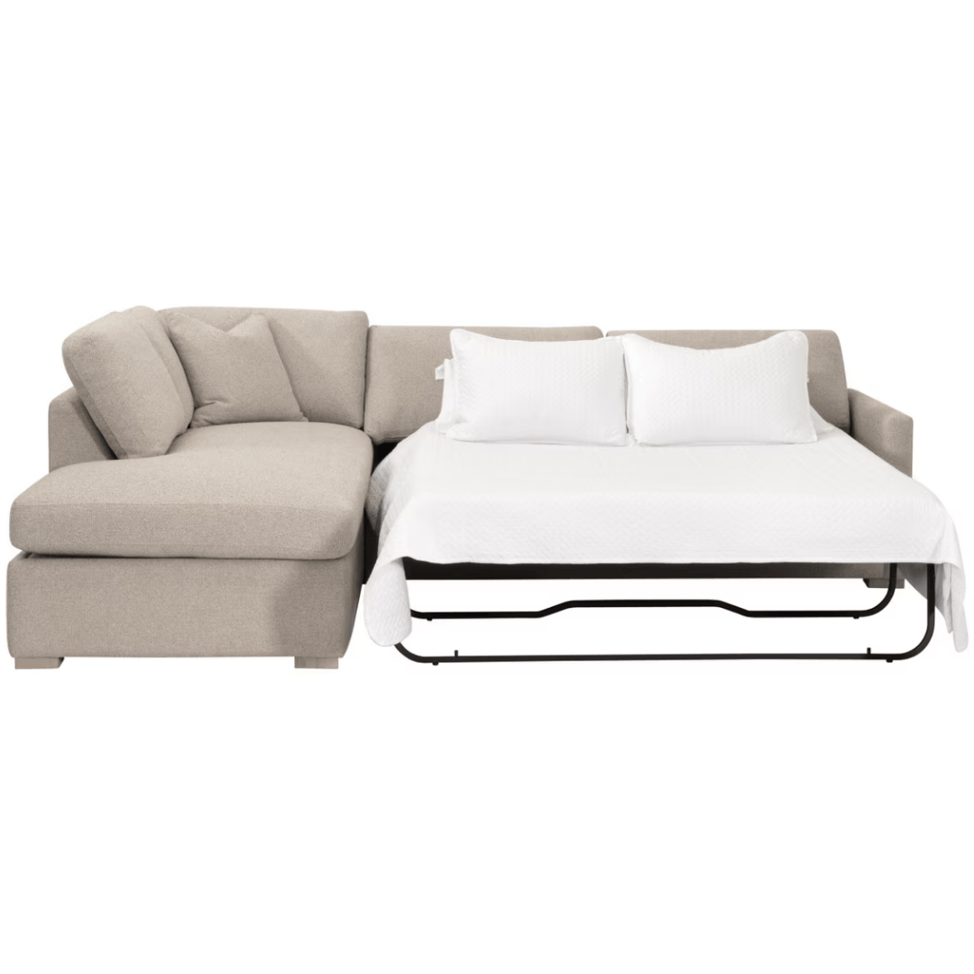 Clara Slim Arm Sleeper Sectional Sectionals