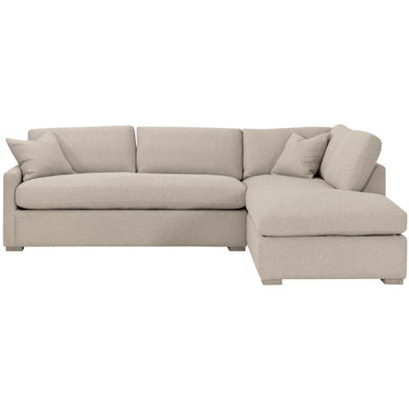 Clara Slim Arm Sleeper Sectional Sectionals 6620-RFS.LGJUT/NG 842279145804