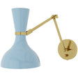 Clare Baby Blue Adjustable Wall Sconce Wall Sconces BB18BB