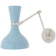 Clare Baby Blue Adjustable Wall Sconce Wall Sconces BB19BB