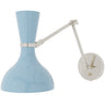 Clare Baby Blue Adjustable Wall Sconce Wall Sconces BB19BB