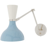 Clare Baby Blue Adjustable Wall Sconce Wall Sconces BB19LY