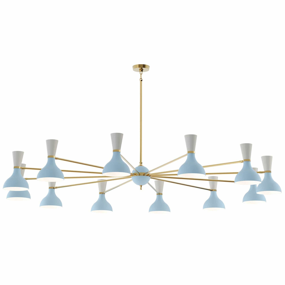 Clare Baby Blue Chandelier Chandelier BB12LY