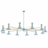 Clare Baby Blue Chandelier Chandelier BB12LY