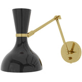 Clare Obsidian Adjustable Wall Sconce Wall Sconces OS18OS