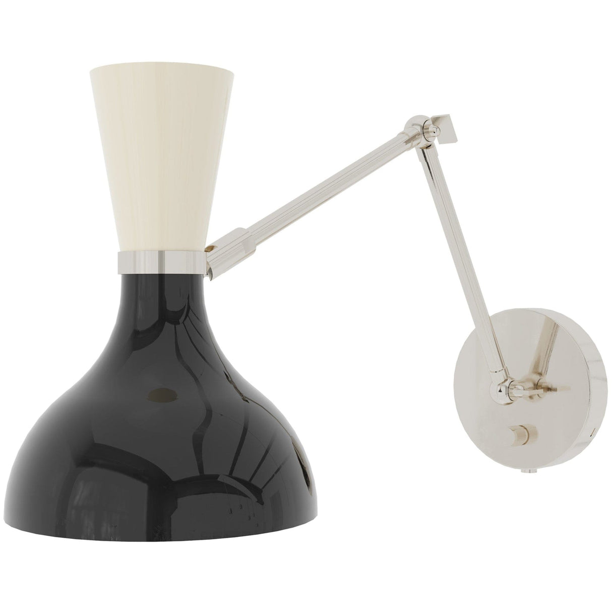 Clare Obsidian Adjustable Wall Sconce Wall Sconces OS19BN