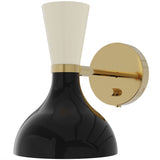 Clare Obsidian Wall Sconce Wall Sconces OS05BN