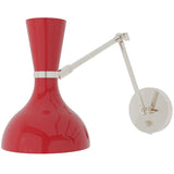 Clare Ruby Red Adjustable Wall Sconce Wall Sconces RR19RR