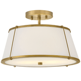 Clarke Medium Semi-Flush Mount Flush Mount 4893LDB-OW