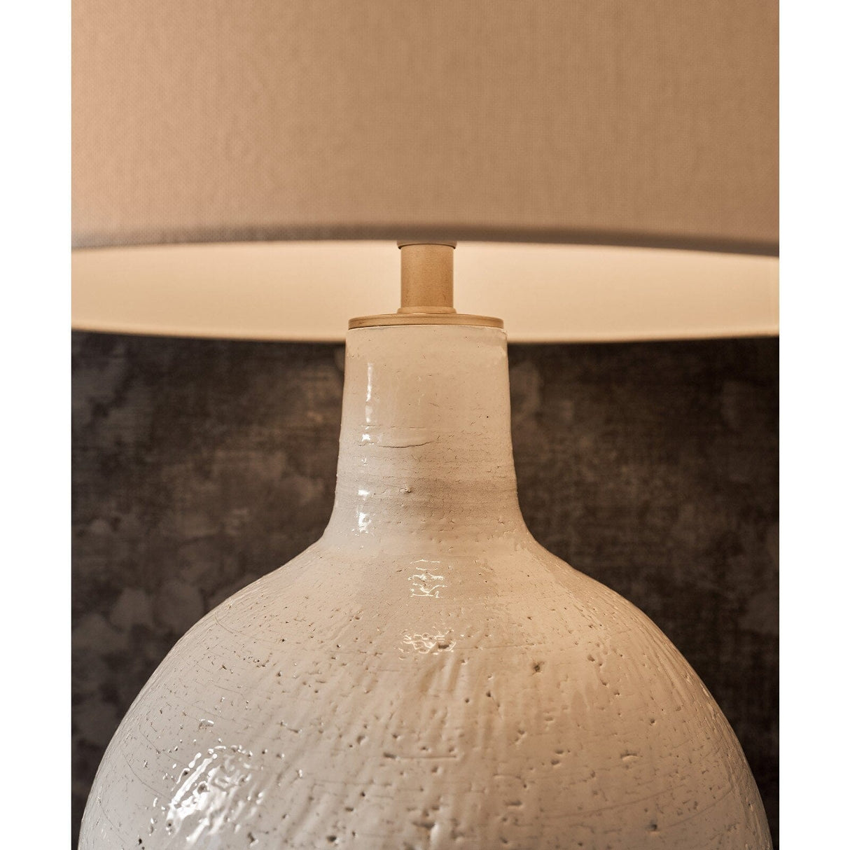 Clemente Ceramic Table Lamp Lamps 13-1552WT 844717037269