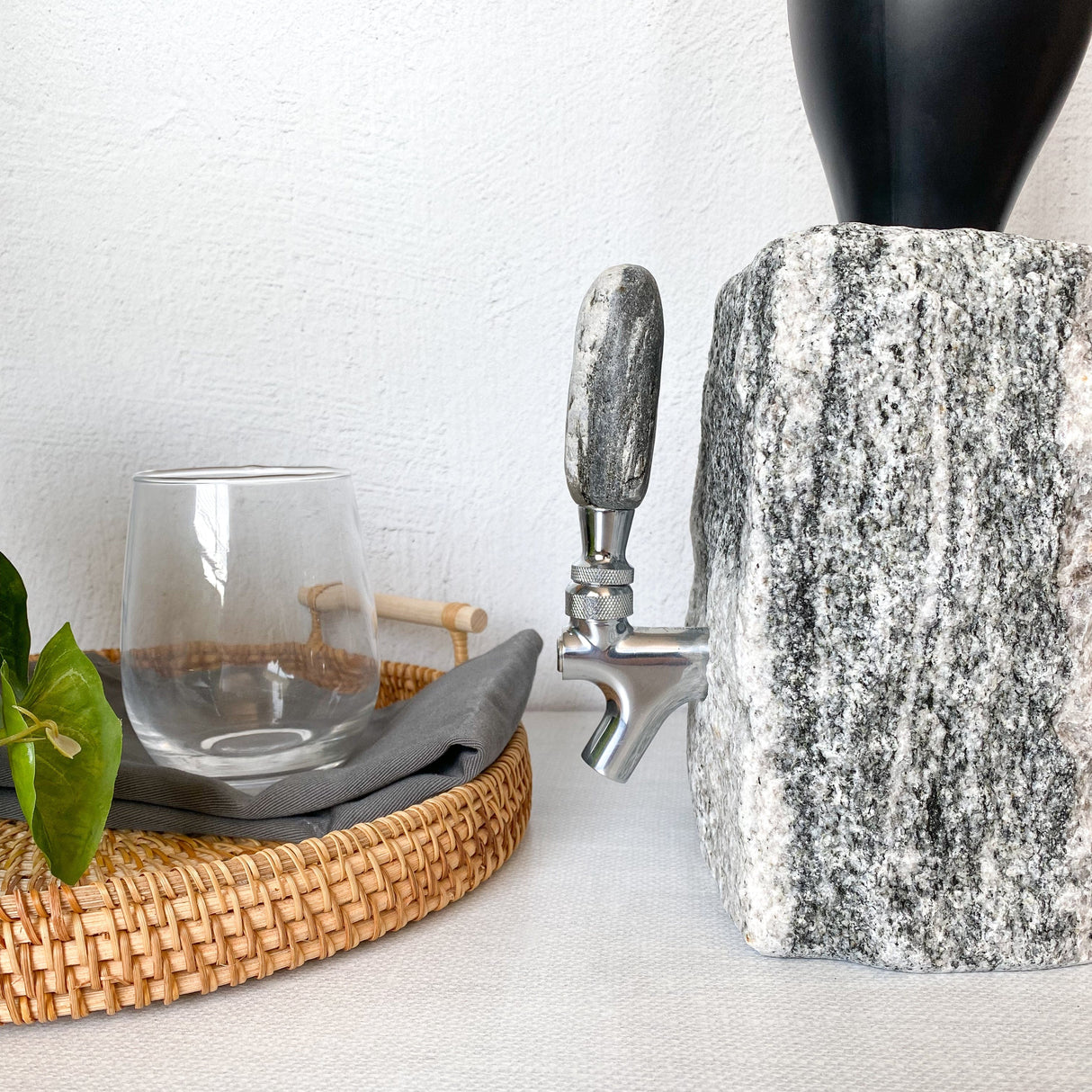 Cobble Stone Dispenser Kitchen Accessory