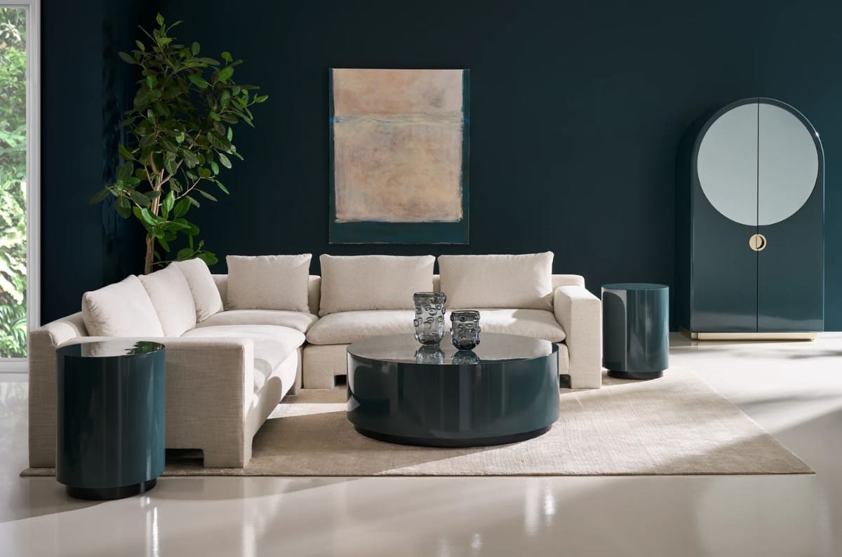 Cocktail Couture Round End Table Side Tables