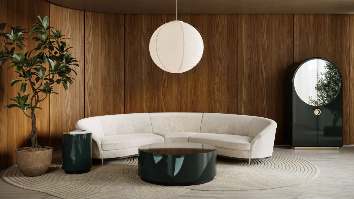 Cocktail Couture Round End Table Side Tables