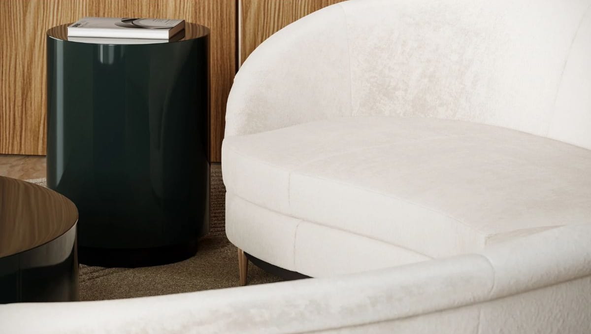 Cocktail Couture Round End Table Side Tables