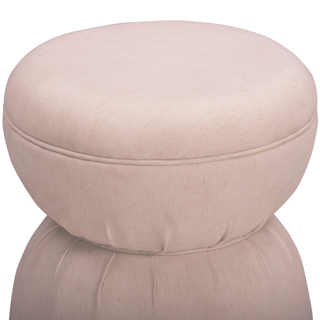 Collin Ruched Ottoman Ottomans + Stools
