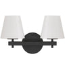 Colton 2-Light Sconce Sconces COL-202-BK 633779105005