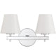 Colton 2-Light Sconce Sconces COL-202-CH 633779105012