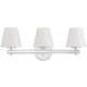 Colton 3-Light Bathroom Vanity Vanity/Bath Lights COL-203-CH 633779105043
