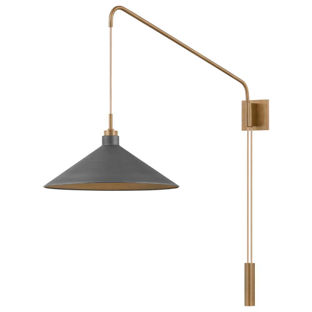 Conor Wall Sconce Wall Sconces B2936-PBR/GRA 197292114727