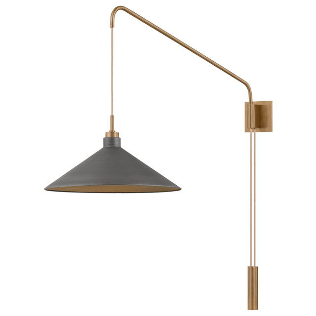 Conor Wall Sconce Wall Sconces B2936-PBR/GRA 197292114727