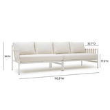 Cora Cream Outdoor Sofa Outdoor Furniture TOV-O68969-O68970