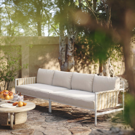 Cora Cream Outdoor Sofa Outdoor Furniture TOV-O68969-O68970