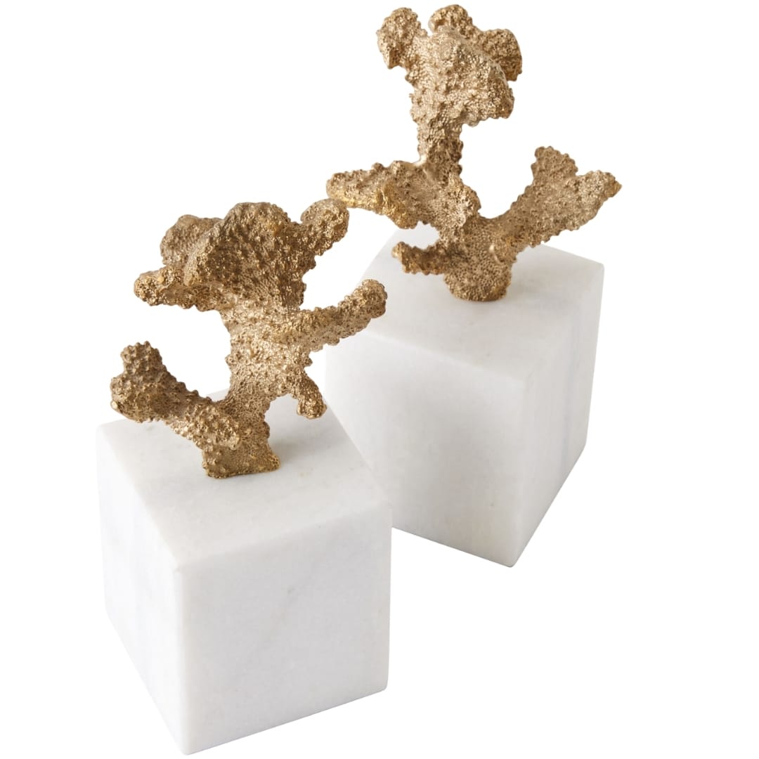 Coral Sculptures (Set of 2) Sculptural Objects 883297