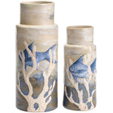Coralie Vase Set (Set of 2) Vases + Urns OBJCORALIVSBLS2
