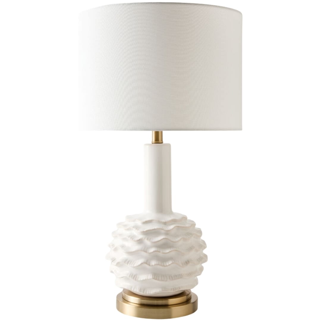 Cordelia Ruffles Lamp Table + Desk Lamps DES880237