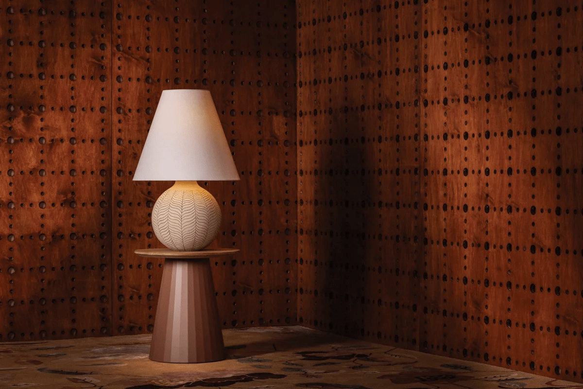 Cortney Bishop Capers Table Lamp Table Lamps CBL9430-AGB/CIP 806134994211