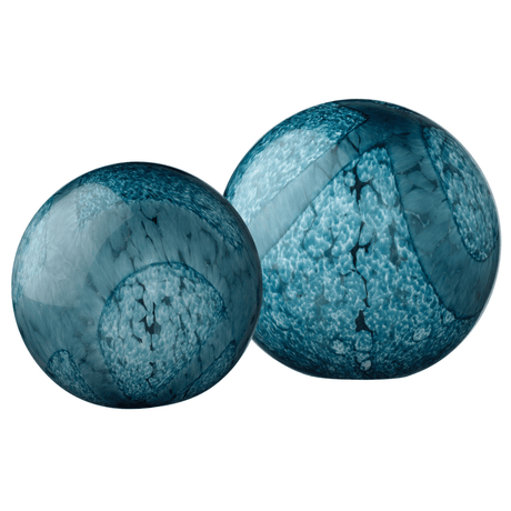 Cosmos Glass Spheres - Set of 2 Decorative Object 7COSM-BAIN 688933026818